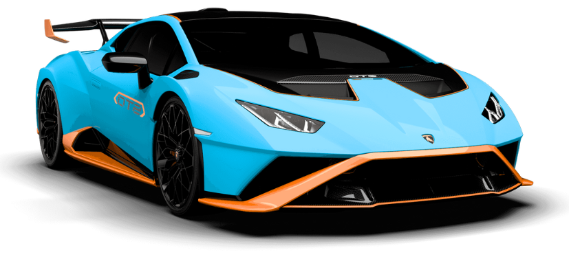 Blue Sports Car at Nevada Image